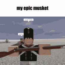 my epic guitar my epic musket blood and iron