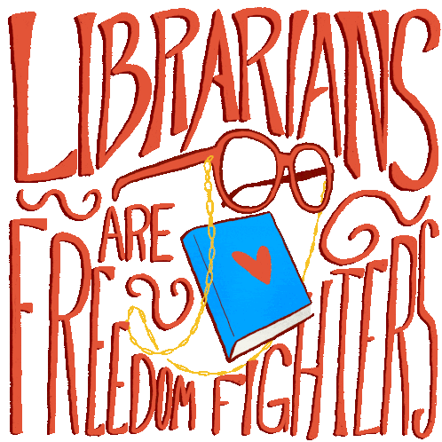 Librarians Are Freedom Fighters Librarians Sticker - Librarians Are Freedom Fighters Librarians Freedom Stickers