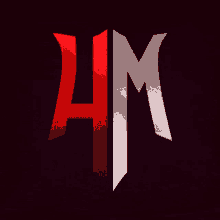 the letters n and c are white with a red stripe
