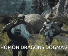Dragons Dogma Dragons Dogma 2 GIF - Dragons Dogma Dragons Dogma 2 Hop On Dragons Dogma 2 GIFs
