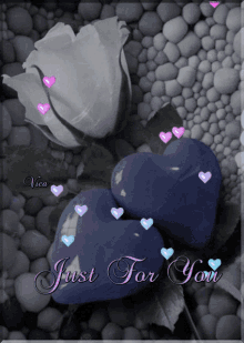 Hearts Just For You GIF - Hearts Just For You Roses GIFs