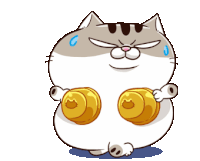 Ami Fat Cat Ami Cat Sticker - Ami Fat Cat Ami Cat Fgcat Stickers