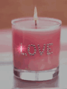 love you candles scented candle candle