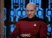 star trek patrick stewart captain jean luc picard face palm disappointed