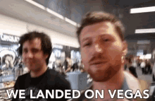 We Landed On Vegas Vegas Baby GIF - We Landed On Vegas Vegas Baby Touch Down Vegas GIFs