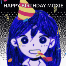Happy Birthday Moxie Mari Omori GIF - Happy Birthday Moxie Mari Omori GIFs