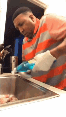 Washing Washing The Food GIF