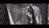 a black and white photo of a sign that says `` could you 's on '' .