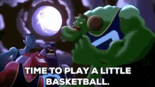 Space Jam Monstars GIF - Space Jam Monstars Time To Play A Little Basketball GIFs
