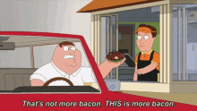 bacon peter griffin family guy