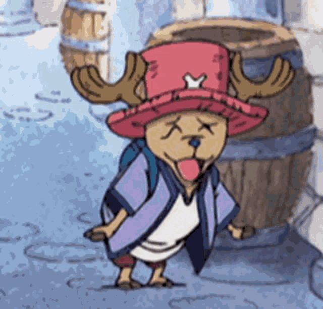 This is the greatest Chopper dancing of all time #tonytonychopper #cho