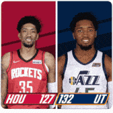 Houston Rockets (127) Vs. Utah Jazz (132) Post Game GIF