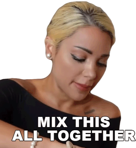 Mix This All Together Gabriella Nelida Demartino Sticker - Mix This All Together Gabriella Nelida Demartino Fancy Vlogs By Gab Stickers