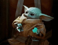 The Mandalorian Baby Yoda GIF - The Mandalorian Baby Yoda Grogu GIFs