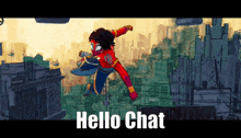 Hello Chat Pavitr Prabhakar GIF - Hello Chat Pavitr Prabhakar Spider Man GIFs