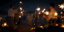 Sparklers Running Down The Aisle GIF - Sparklers Running Down The Aisle Going Down The Aisle GIFs
