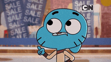 gumball from the amazing world of gumball is shown in a cartoon