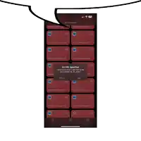 a phone screen with a speech bubble that says no url specified