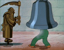 Clock Cleaners Inside Bell GIF - Clock Cleaners Inside Bell Ding Dong GIFs