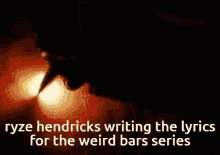 Ryze Hendricks GIF - Ryze Hendricks Writing GIFs