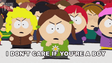 I Dont Care If Youre A Boy Im Gonna Kick Your Ass GIF - I Dont Care If Youre A Boy Im Gonna Kick Your Ass South Park GIFs