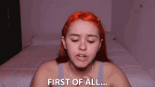 First Of All Before We Start GIF - First Of All Before We Start First Things First GIFs