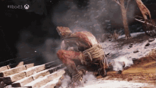 Chained Ogre Throw GIF - Chained Ogre Throw Grab GIFs