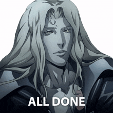 all done alucard castlevania its finished its over