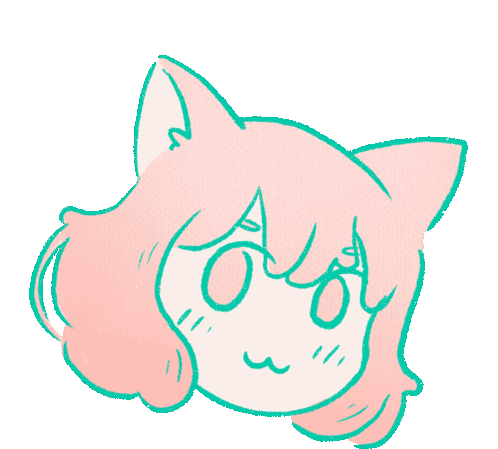 Cute Girl Neko Girl Sticker - Cute Girl Neko Girl Cat Ears Stickers