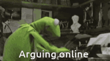 Kermit Typing GIF - Kermit Typing GIFs