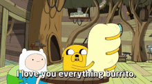 Iloveyou Burrito GIF - Iloveyou Burrito Adventure Time GIFs