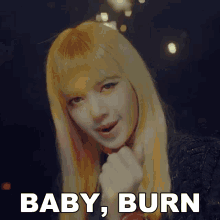 Baby Burn Lisa GIF - Baby Burn Lisa Blackpink GIFs