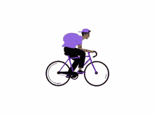 purple bike