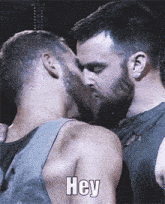 Gay Kiss GIF - Gay Kiss Hey GIFs