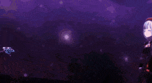 a pixel art of a girl holding a gun and a man holding a guitar