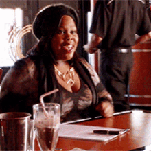 glee mercedes jones ready excited amber riley