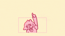 a drawing of a girl with a bow on her hair