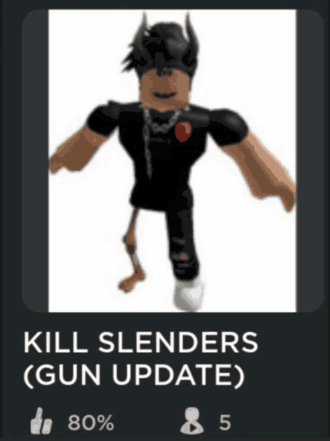 Kill Slenders Roblox Oders GIF