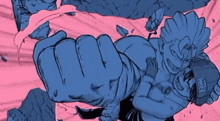 a drawing of a person with a fist in the air with the letters aa on it
