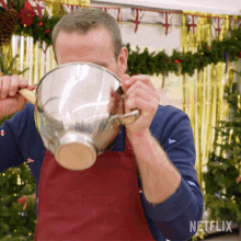 Nuh Uh Steven Carter Bailey GIF - Nuh Uh Steven Carter Bailey The Great British Baking Show Holidays GIFs