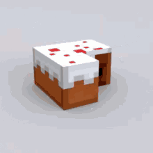 Minecraft Cake GIF