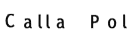 the word callapol is written in black on a white background .