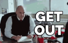 Unwelcome - "Get Out." GIF - The Winning Season Getout GIFs