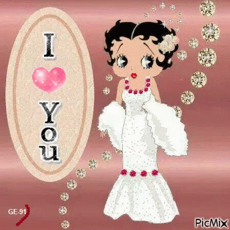 betty boop i love you images