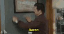Ron Swanson Parks And Rec GIF - Ron Swanson Parks And Rec Bacon GIFs