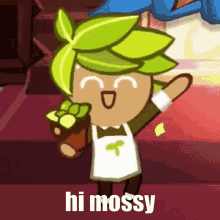 Mossy Hi Mossy GIF - Mossy Hi Mossy Herb Cookie GIFs