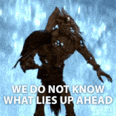 We Do Not Know What Lies Up Ahead Angor Rot GIF - We Do Not Know What Lies Up Ahead Angor Rot Trollhunters Tales Of Arcadia GIFs
