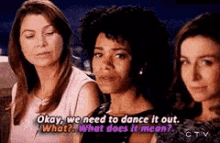 Dance It Out Meredith Grey GIF - Dance It Out Meredith Grey Amelia Shepard GIFs