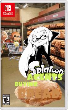 splatoon agents buying bread is a game for the nintendo switch