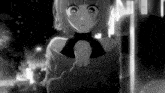Anime Black And White Cute GIF